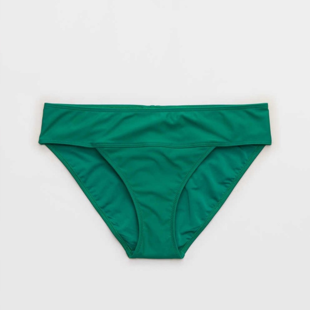 NWT Aerie Bikini Bottoms | Size M | Green Classic Rise